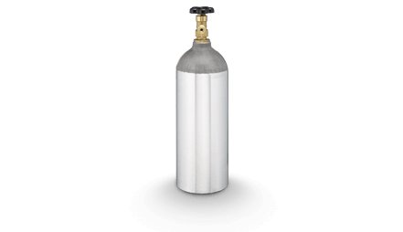 CO2-5B Carbon Dioxide 2.3 kg Aluminum Gas Bottle